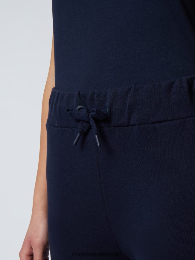 ženske North Sails mornarsko modra trenirke iz organskega bombaža oblačila ZBDXNV612