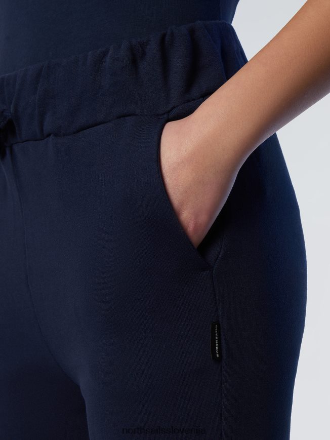 ženske North Sails mornarsko modra trenirke iz organskega bombaža oblačila ZBDXNV612