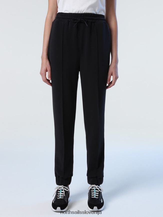 ženske North Sails Črna interlock hlače oblačila ZBDXNV1376