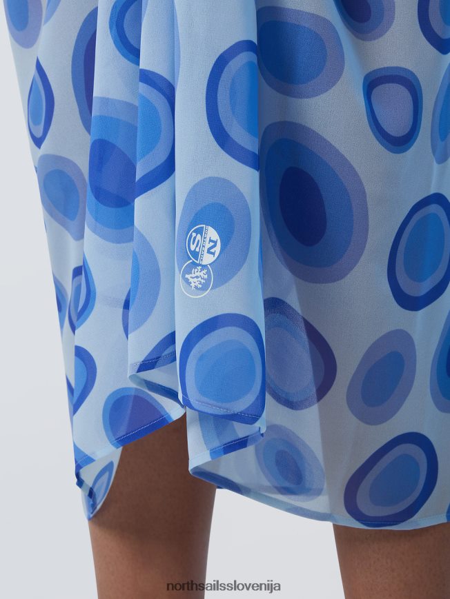 ženske North Sails kombinacija 1 koralni vrtnarji sarong oblačila za plažo ZBDXNV628