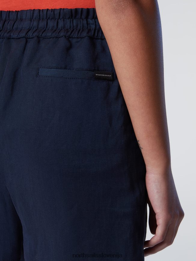 ženske North Sails mornarsko modra kratke hlače z vrvico oblačila ZBDXNV619