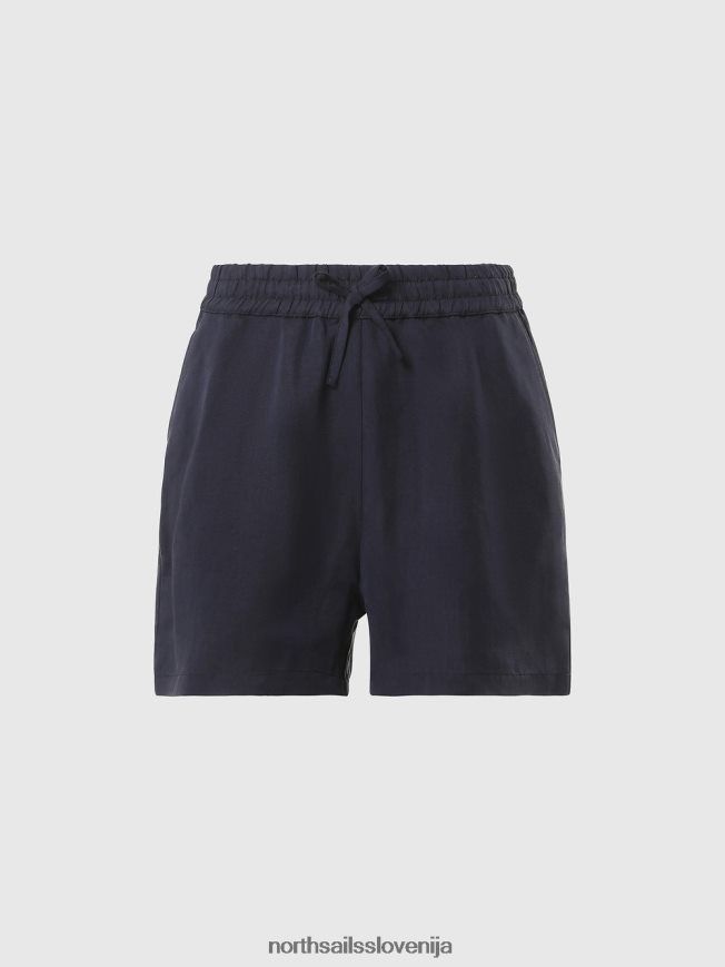 ženske North Sails mornarsko modra kratke hlače z vrvico oblačila ZBDXNV619