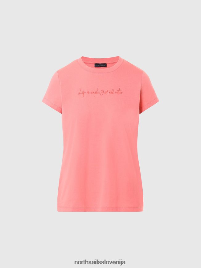 ženske North Sails čajna vrtnica majica z vezenino oblačila ZBDXNV558
