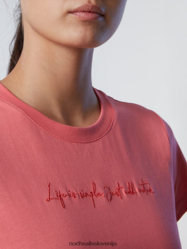 ženske North Sails čajna vrtnica majica z vezenino oblačila ZBDXNV558