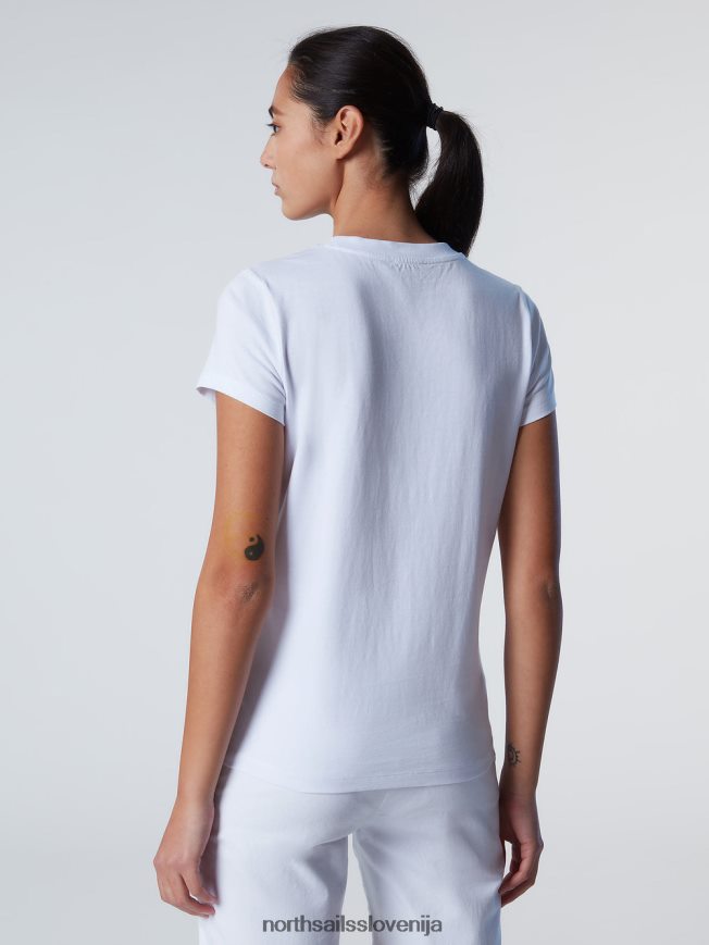 ženske North Sails bela majica z vezenino oblačila ZBDXNV550