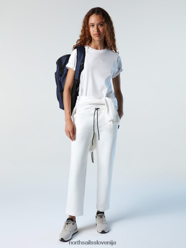 ženske North Sails marshmallow majica s potiskanim napisom oblačila ZBDXNV1398