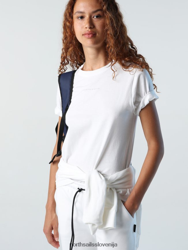 ženske North Sails marshmallow majica s potiskanim napisom oblačila ZBDXNV1398
