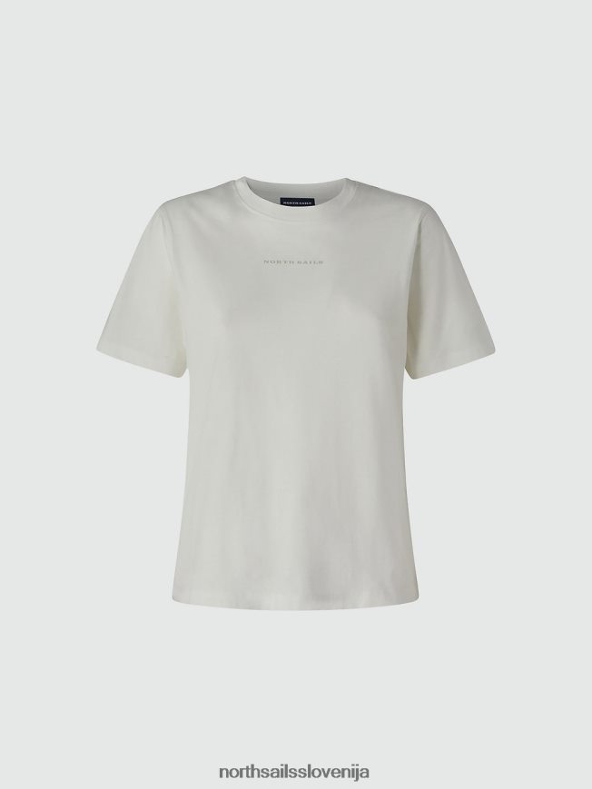 ženske North Sails marshmallow majica s potiskanim napisom oblačila ZBDXNV1398