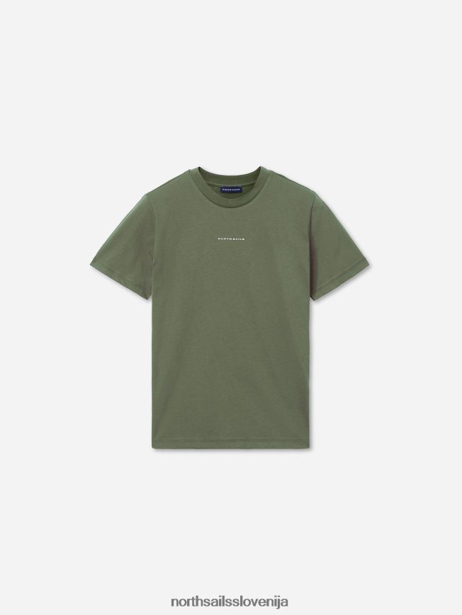 ženske North Sails morsko zelena majica iz organskega bombaža oblačila ZBDXNV1547