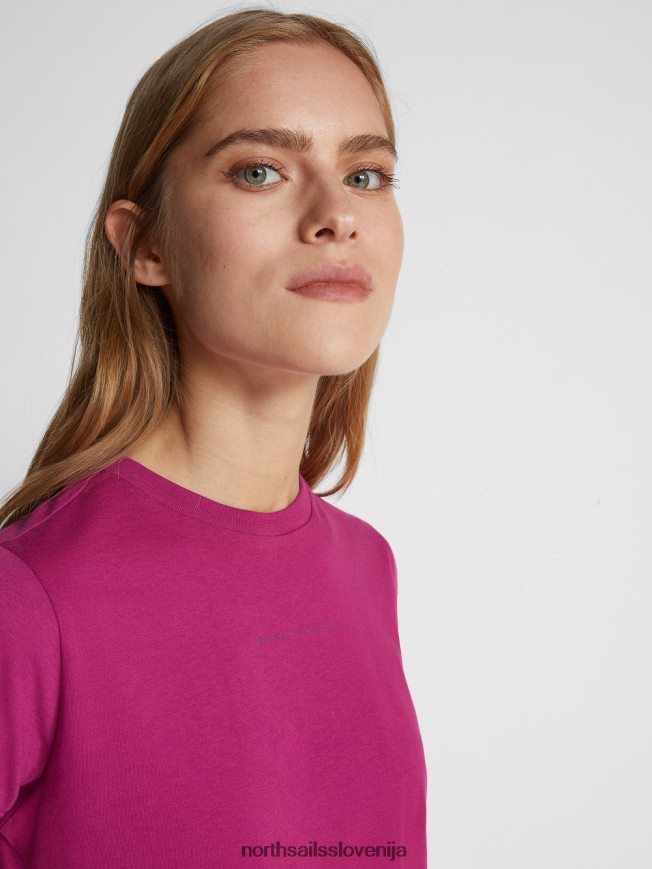 ženske North Sails orhideja majica z napisi oblačila ZBDXNV1494
