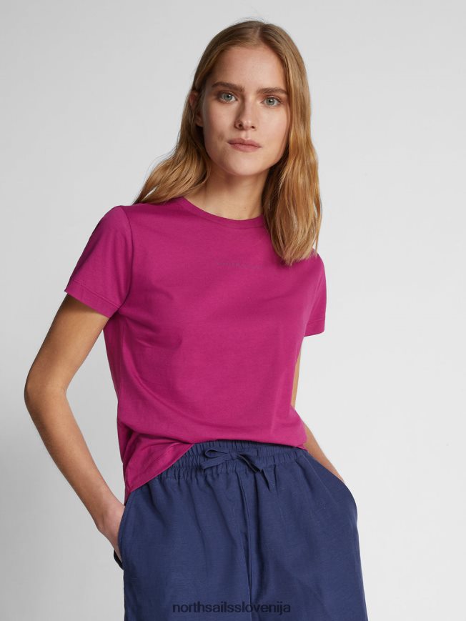 ženske North Sails orhideja majica z napisi oblačila ZBDXNV1494