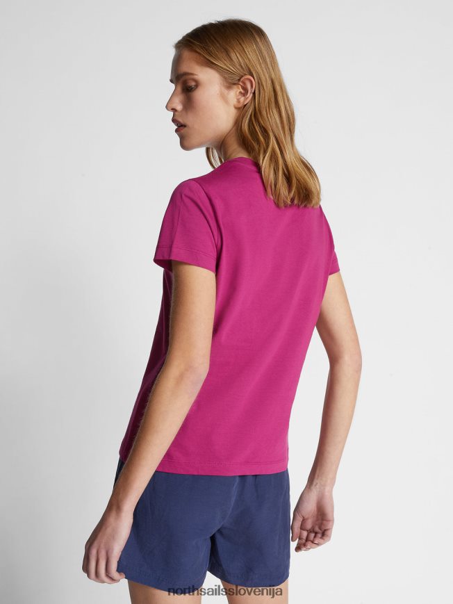 ženske North Sails orhideja majica z napisi oblačila ZBDXNV1494