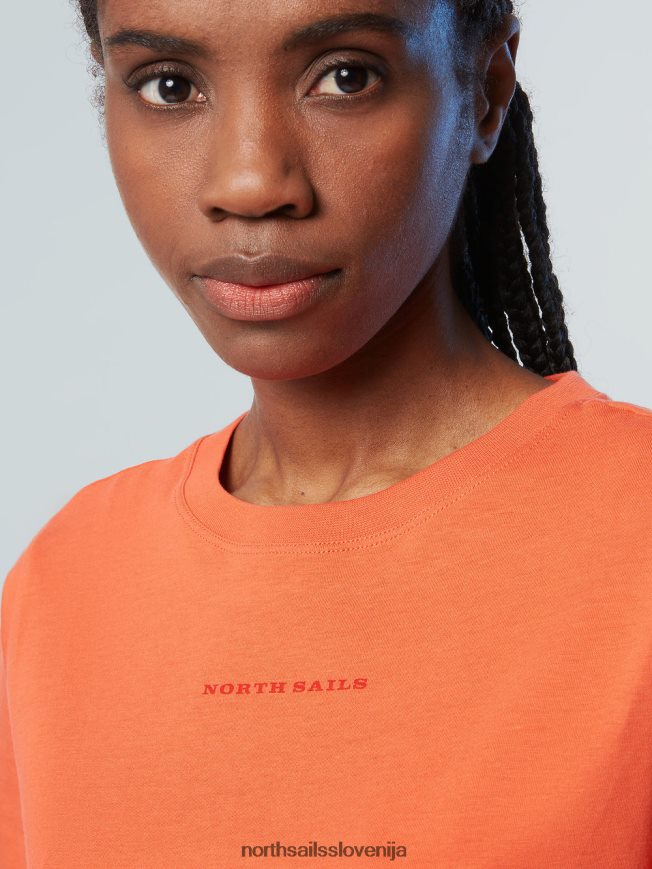 ženske North Sails paprika majica iz organskega bombaža oblačila ZBDXNV552