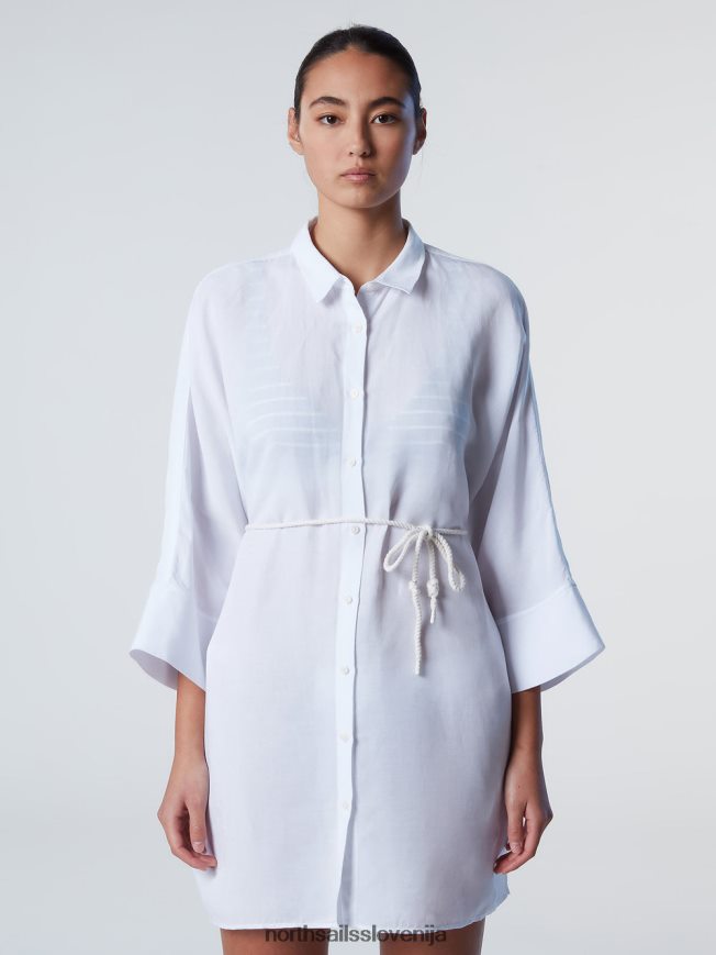 ženske North Sails bela kimono srajčna obleka oblačila ZBDXNV585