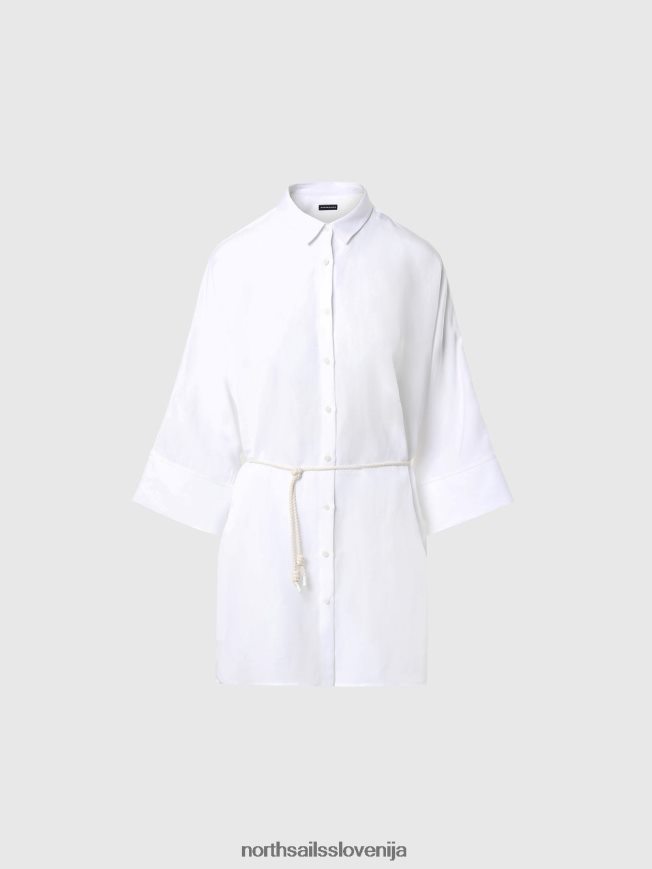 ženske North Sails bela kimono srajčna obleka oblačila ZBDXNV585