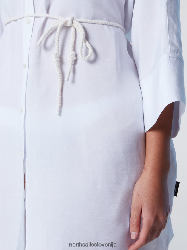 ženske North Sails bela kimono srajčna obleka oblačila ZBDXNV585