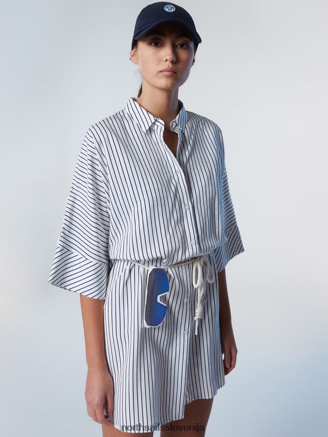 ženske North Sails kombinacija 1 črtasto kimono srajčno obleko oblačila ZBDXNV588