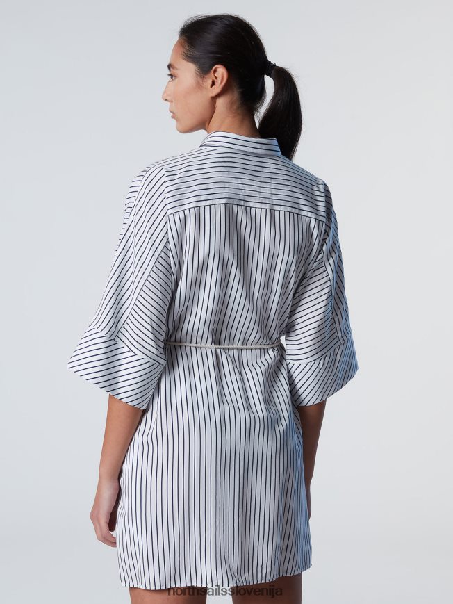 ženske North Sails kombinacija 1 črtasto kimono srajčno obleko oblačila ZBDXNV588