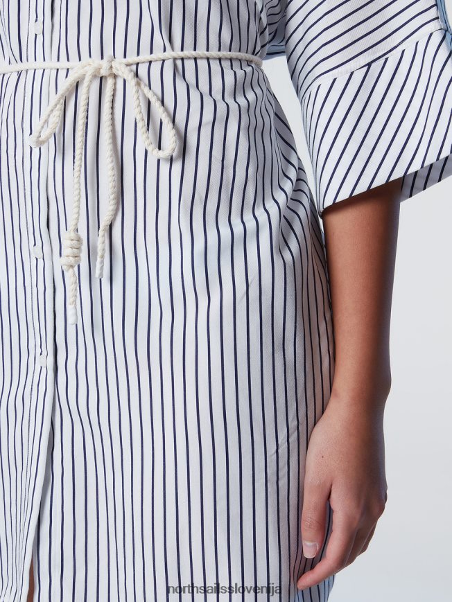 ženske North Sails kombinacija 1 črtasto kimono srajčno obleko oblačila ZBDXNV588