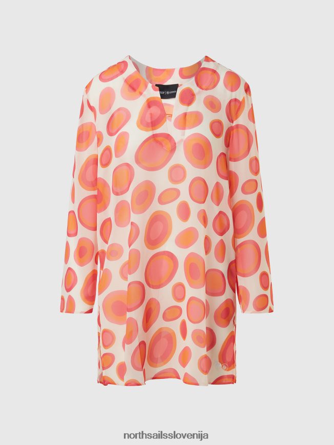 ženske North Sails kombinacija 2 koralni vrtnarji kaftan oblačila ZBDXNV581