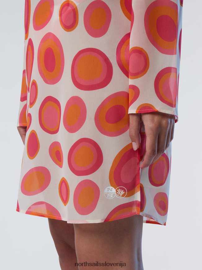 ženske North Sails kombinacija 2 koralni vrtnarji kaftan oblačila ZBDXNV581