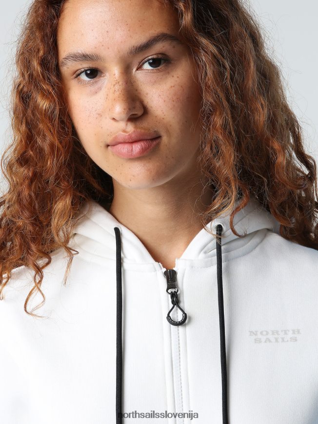 ženske North Sails marshmallow pulover z zadrgo oblačila ZBDXNV1429