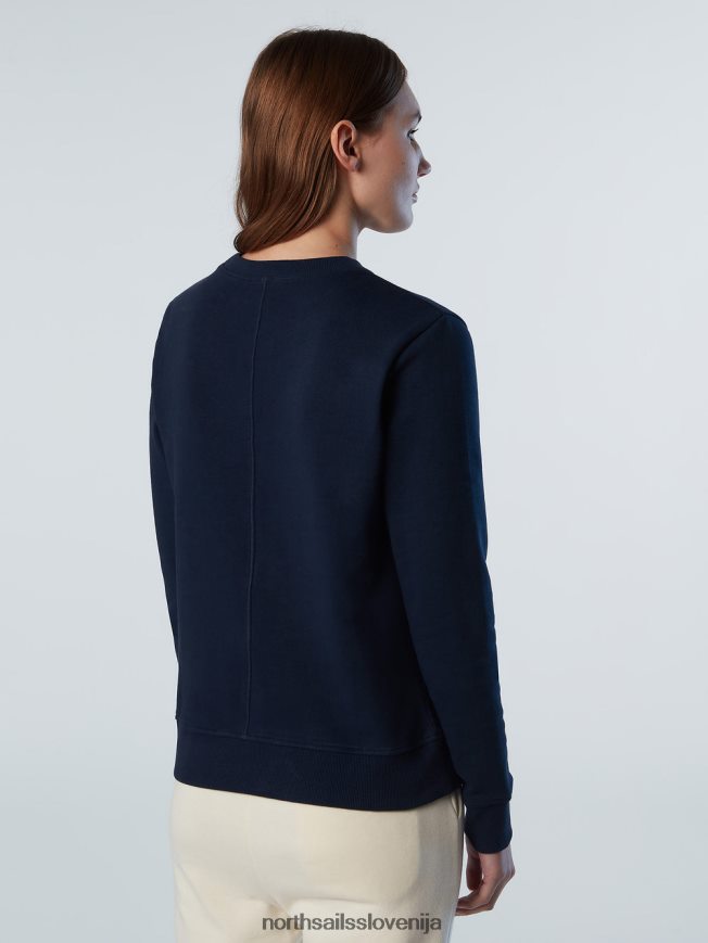 ženske North Sails mornarsko modra pulover s potiskom na prsih oblačila ZBDXNV597