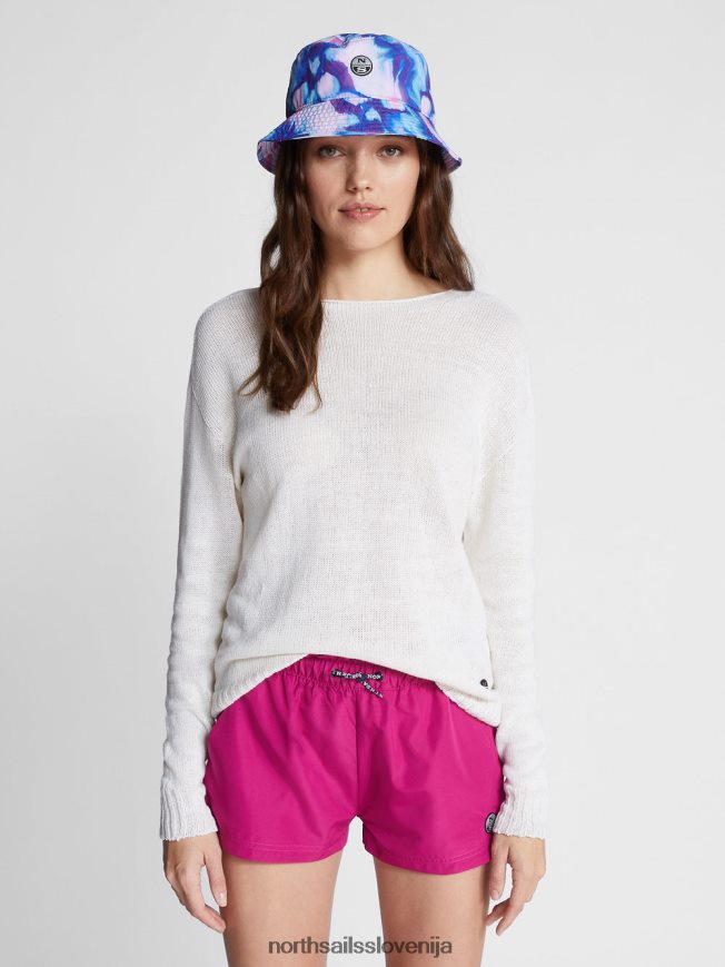 ženske North Sails bela pulover z okroglim izrezom oblačila ZBDXNV1453
