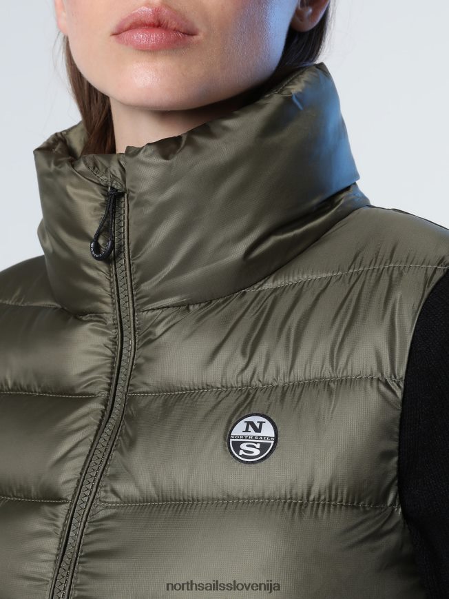 ženske North Sails bršljan zelena flam telovnik oblačila ZBDXNV1441