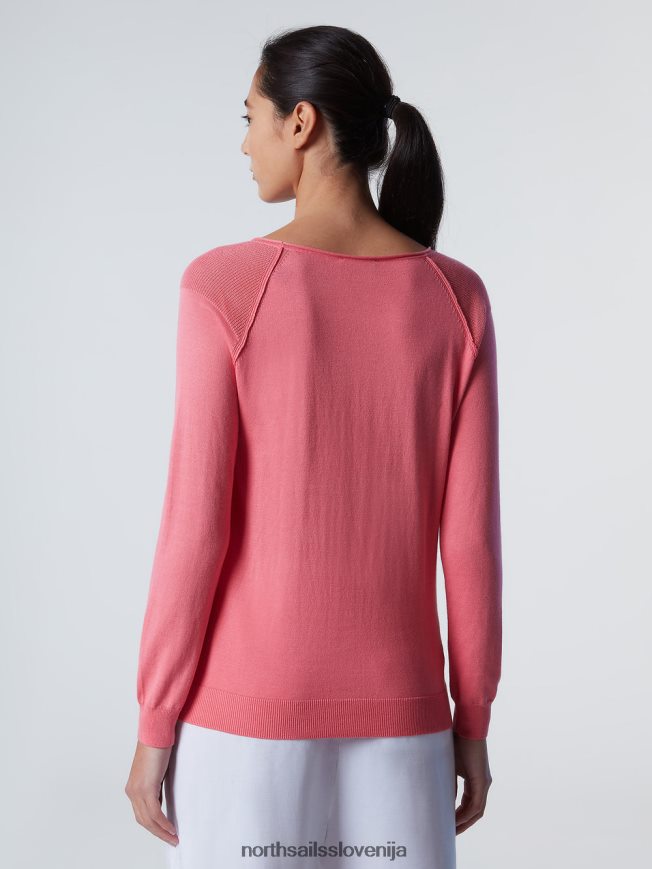 ženske North Sails čajna vrtnica top z ovratnikom iz aloje oblačila ZBDXNV575