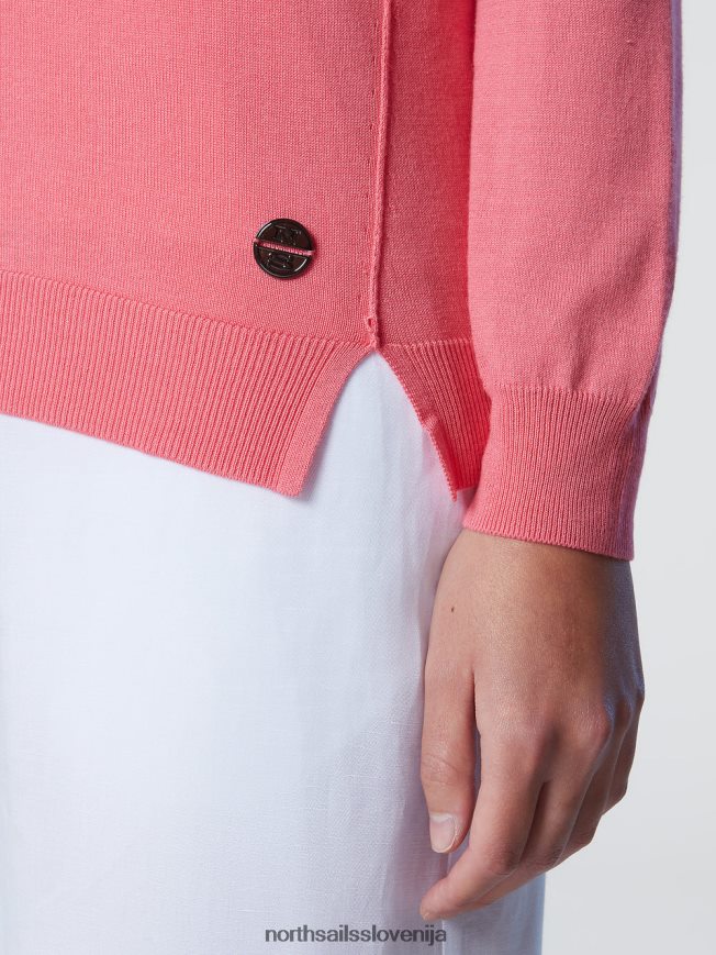 ženske North Sails čajna vrtnica top z ovratnikom iz aloje oblačila ZBDXNV575