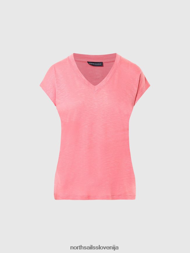 ženske North Sails čajna vrtnica top z v-izrezom oblačila ZBDXNV572