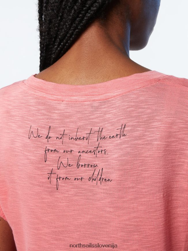 ženske North Sails čajna vrtnica top z v-izrezom oblačila ZBDXNV572