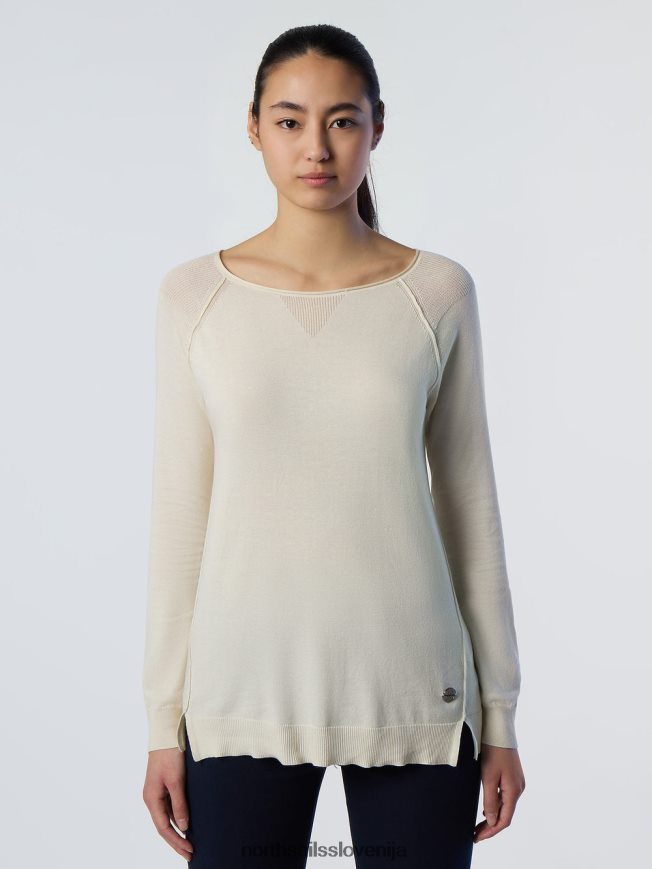 ženske North Sails alomandna krema top z ovratnikom iz aloje oblačila ZBDXNV577