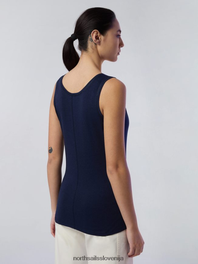 ženske North Sails mornarsko modra brezrokavnik iz bambusa oblačila ZBDXNV563